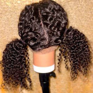 SOLD 16 Inch Curly Full lace wig